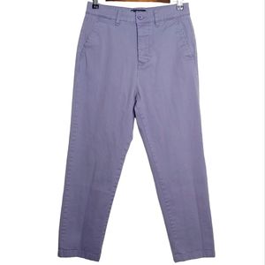 ASOS Design Women's Casual High Rise Light Purple Lilac Pants Size 28